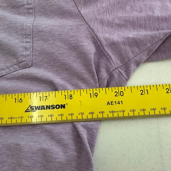 Johnny-o mens sz Medium polo shirt purple cotton preppy surf - Picture 6 of 7